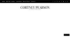 Desktop Screenshot of cortneypearson.com